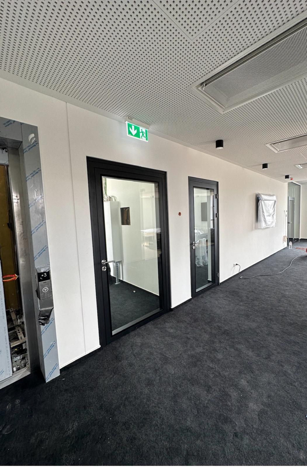 Doppelglastüre mit Panikschloss